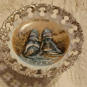 Twin Domes Decorative Plate
